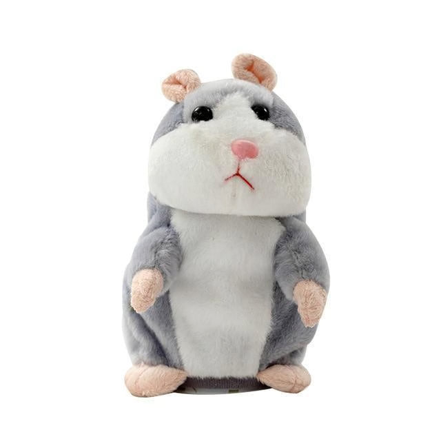 Talking Hamster Toy for Kids & Adults Interactive Voice Repeating Plush Pet