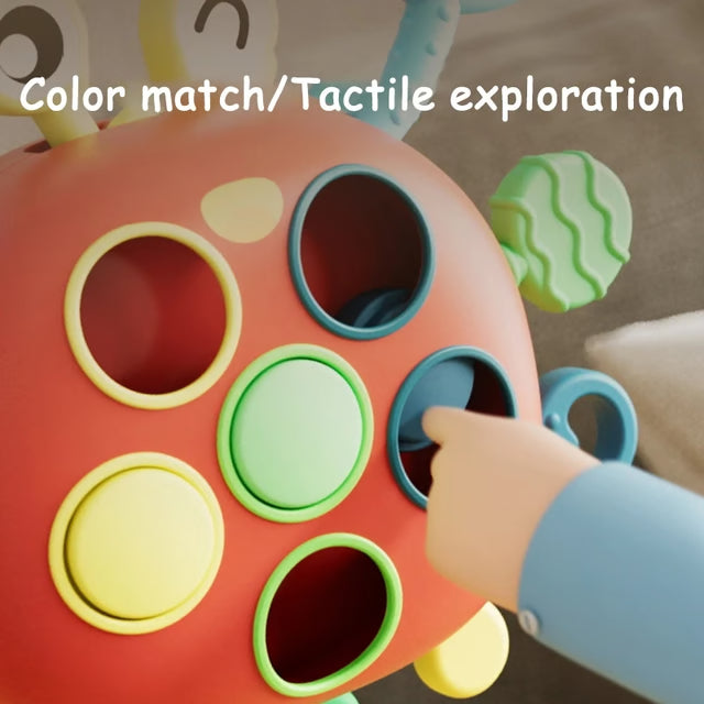 Silicone Activity Development, Kids Educational Gifts, Montessori Toddler Pull Toy, Sensory Toys