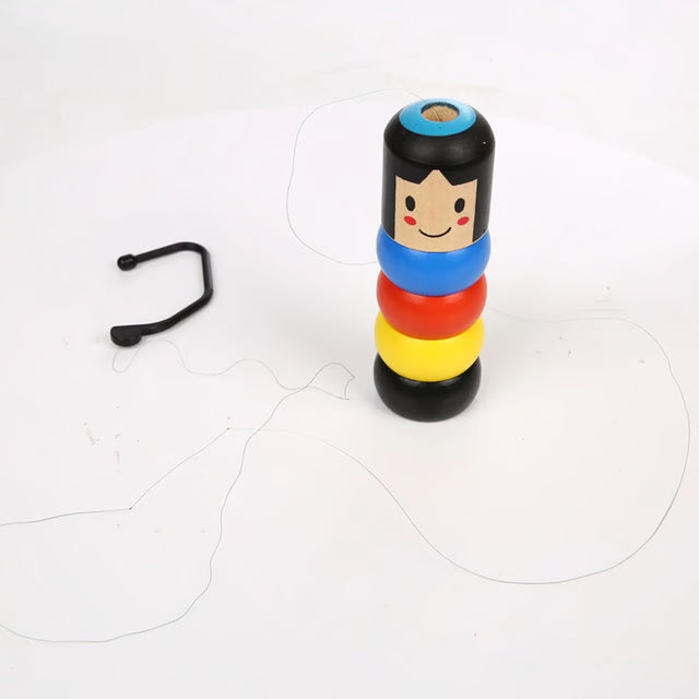 Unbreakable Mr. Immortal Wooden Man Magic Toy – Fun Gift for Kids & Unique Party Trick Toy