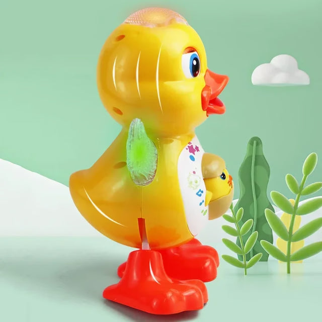 Interactive Dancing Duck, Flashing Light, Shaking Body & Musical Fun – Adorable Electric Toy for Children & Toddlers